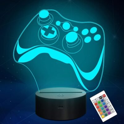 Light 3D Gaming Room Lamp with Remote Control
